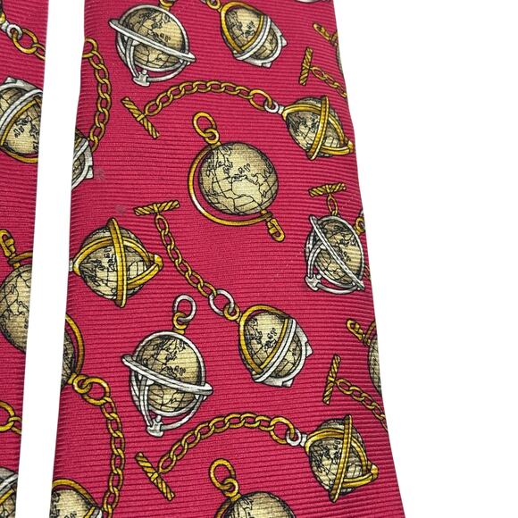 Chanel Globe Pattern Tie - Picture 15 of 16